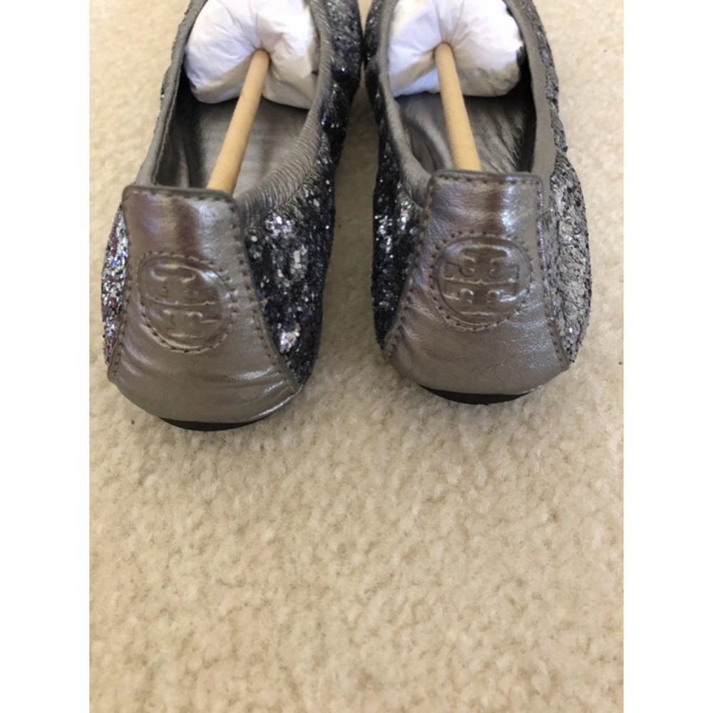 Tory Burch Eddie Glitter Ballet Flat.  Size 6.5 M - Picture 3 of 4